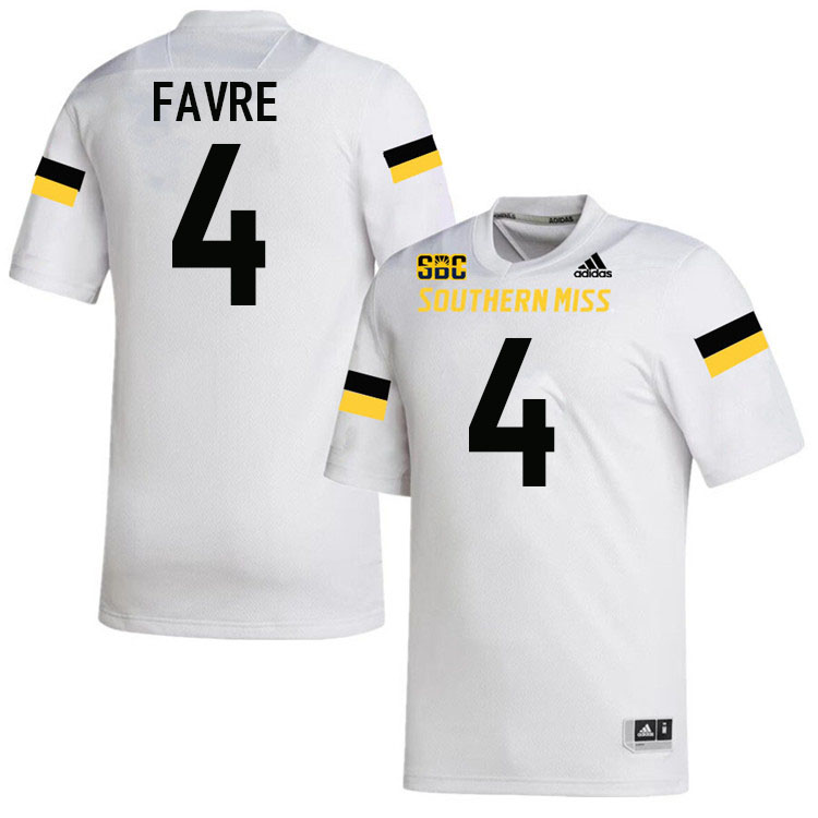 Southern Miss Golden Eagles #4 Brett Favre Jersey Football Uniforms-White